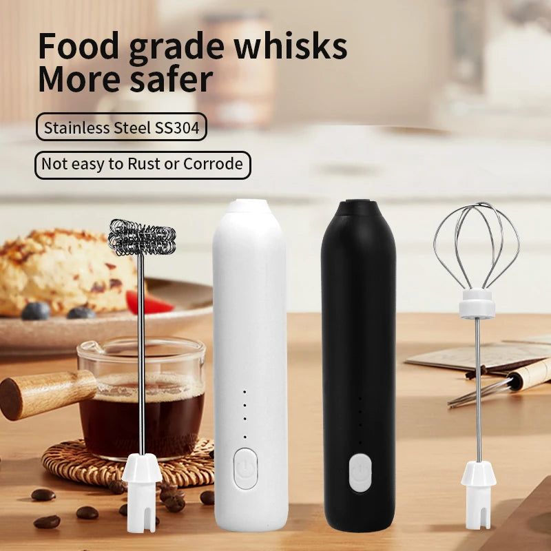 Rechargeable Three-Speed Milk Frother