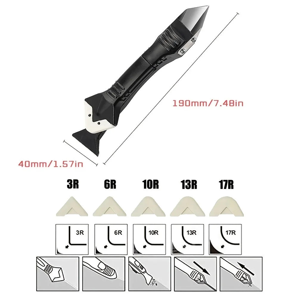 Five-in-One Silicone Scraper Kit