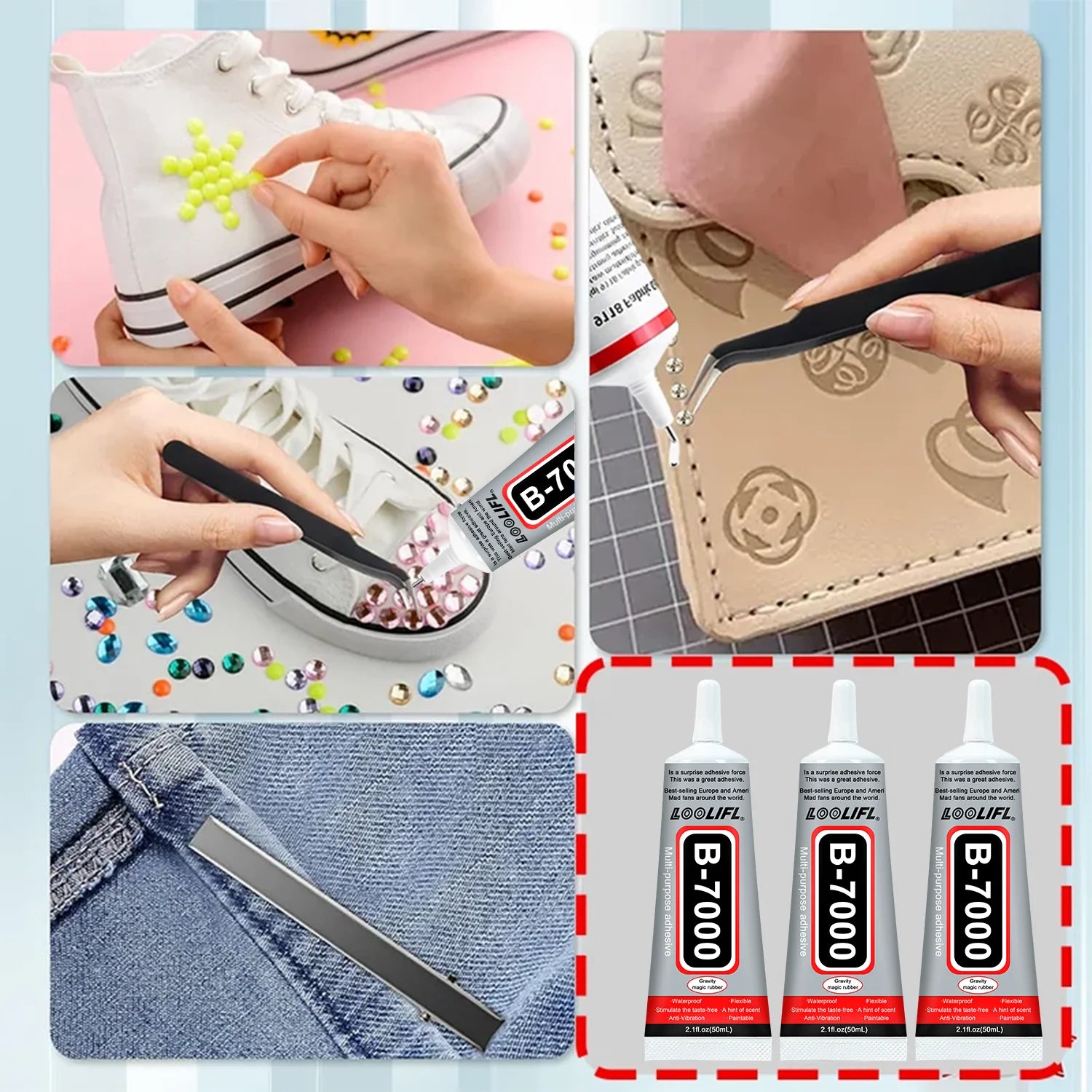 Quick-Dry Waterproof Fabric Glue