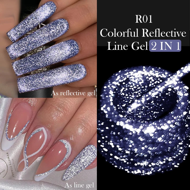 LILYCUTE Reflective Glitter Liner Gel