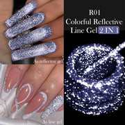 LILYCUTE Reflective Glitter Liner Gel