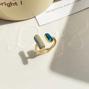Gold Oil Drip Ring