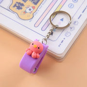 Kawaii Mini Stapler Keychain