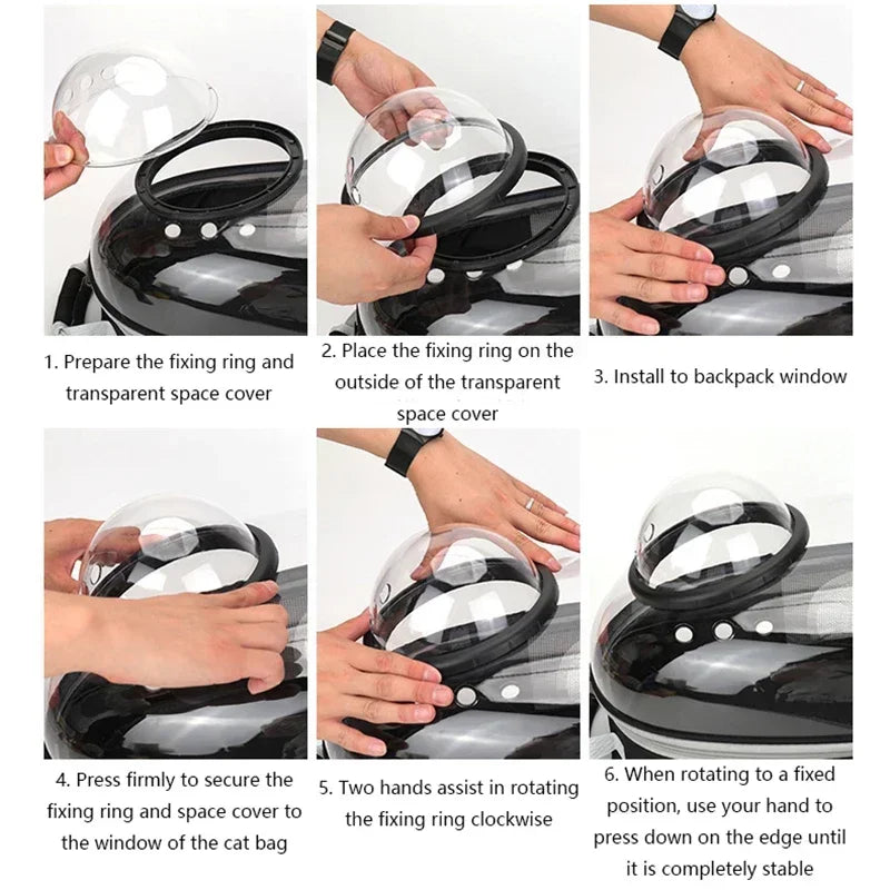 Transparent Pet Carrier Backpack