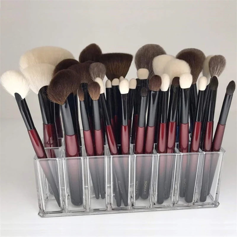 24-Slot Acrylic Makeup Organizer