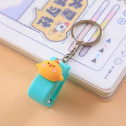 Kawaii Mini Stapler Keychain