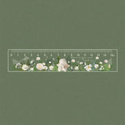 15cm Floral Student Ruler