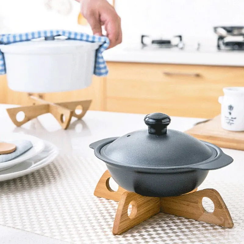 Wooden Anti Heat Trivet Mat