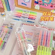 Double Head Pastel Highlighter Set