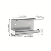 No-Drill Stainless Paper Holder