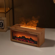 Seven-Color Flame Aroma Diffuser