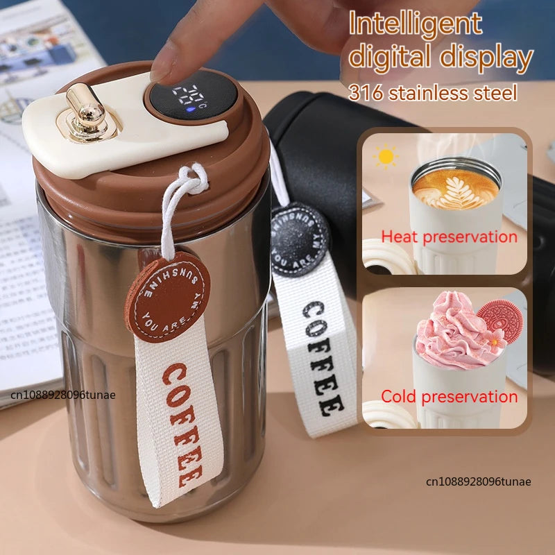 LED Temperature Travel Thermos