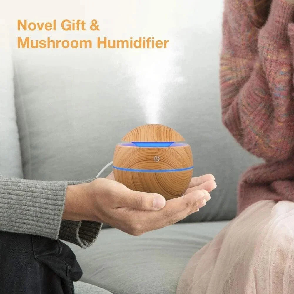 Woodgrain USB Aroma Humidifier