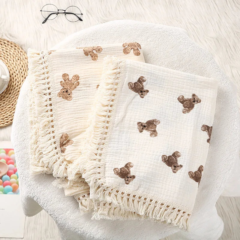 Cotton Muslin Baby Blanket