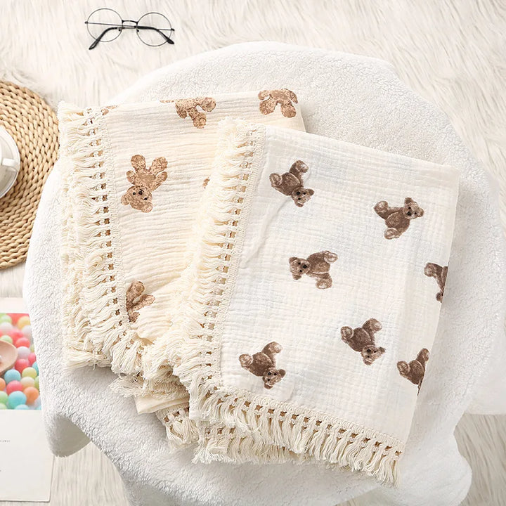 Cotton Muslin Baby Blanket