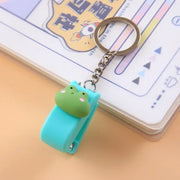 Kawaii Mini Stapler Keychain