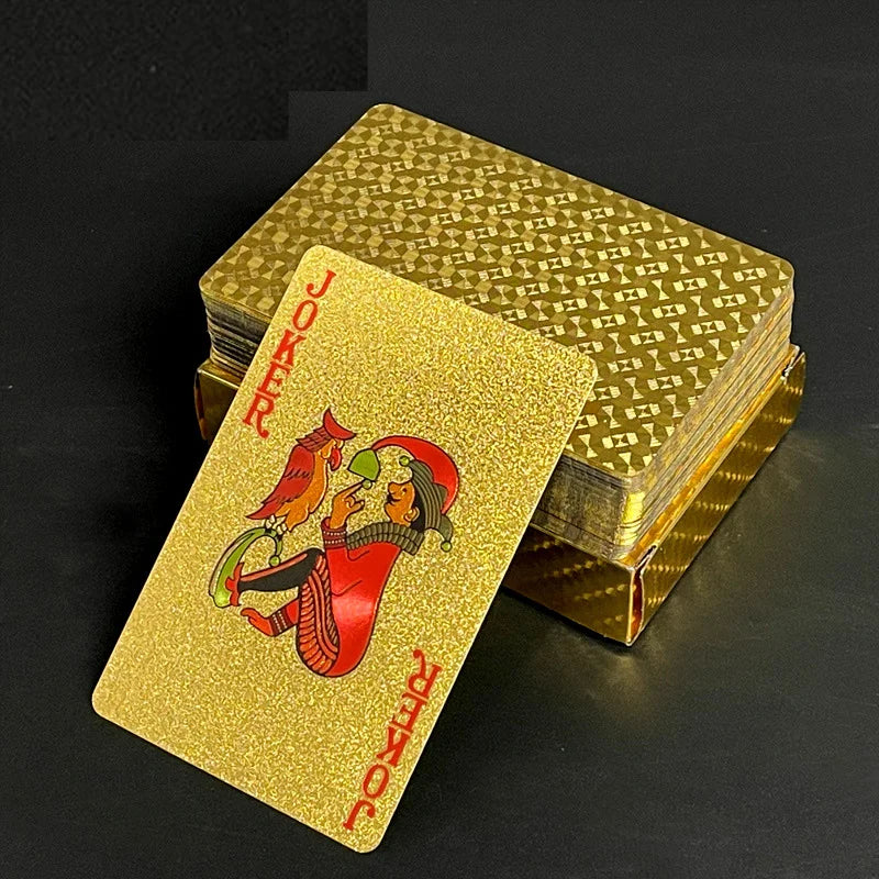 Waterproof Gold Playing Cards