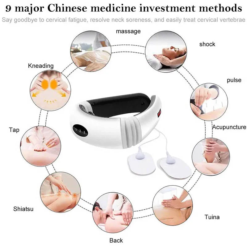 Electric Heated Neck Shoulder Massager