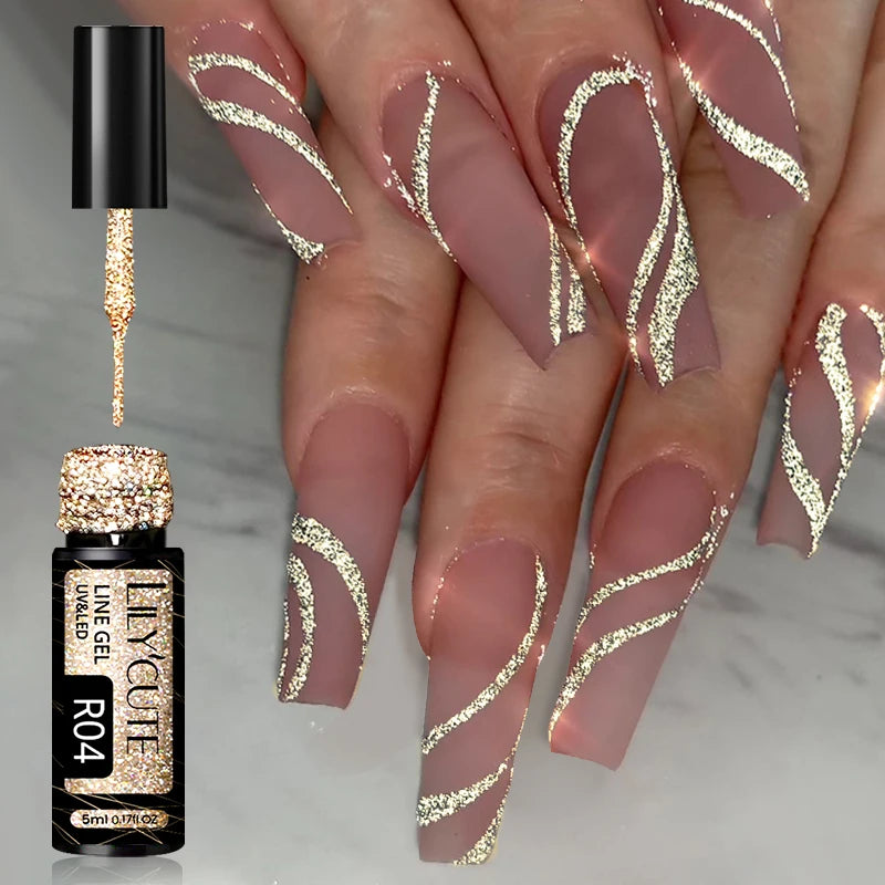 LILYCUTE Reflective Glitter Liner Gel
