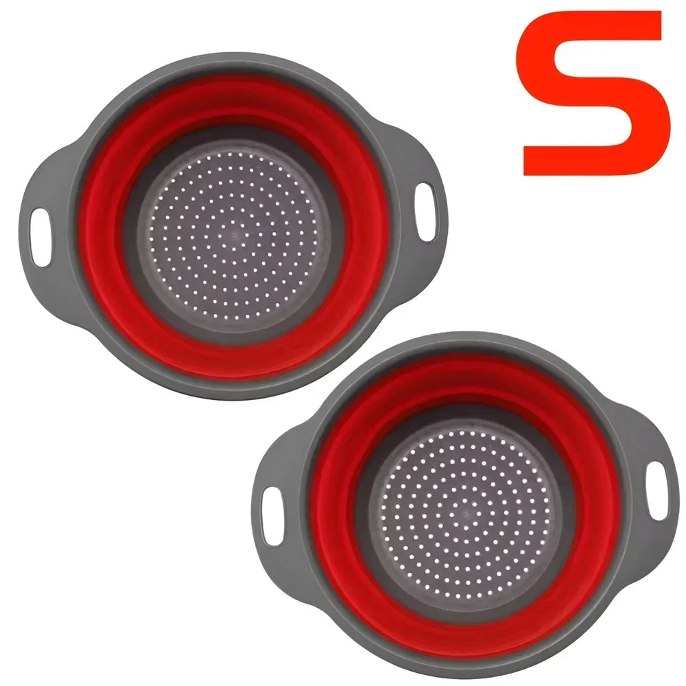 Foldable Silicone Colander Set
