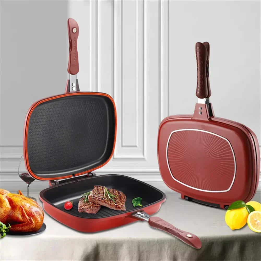Double Sided Nonstick Grill Pan