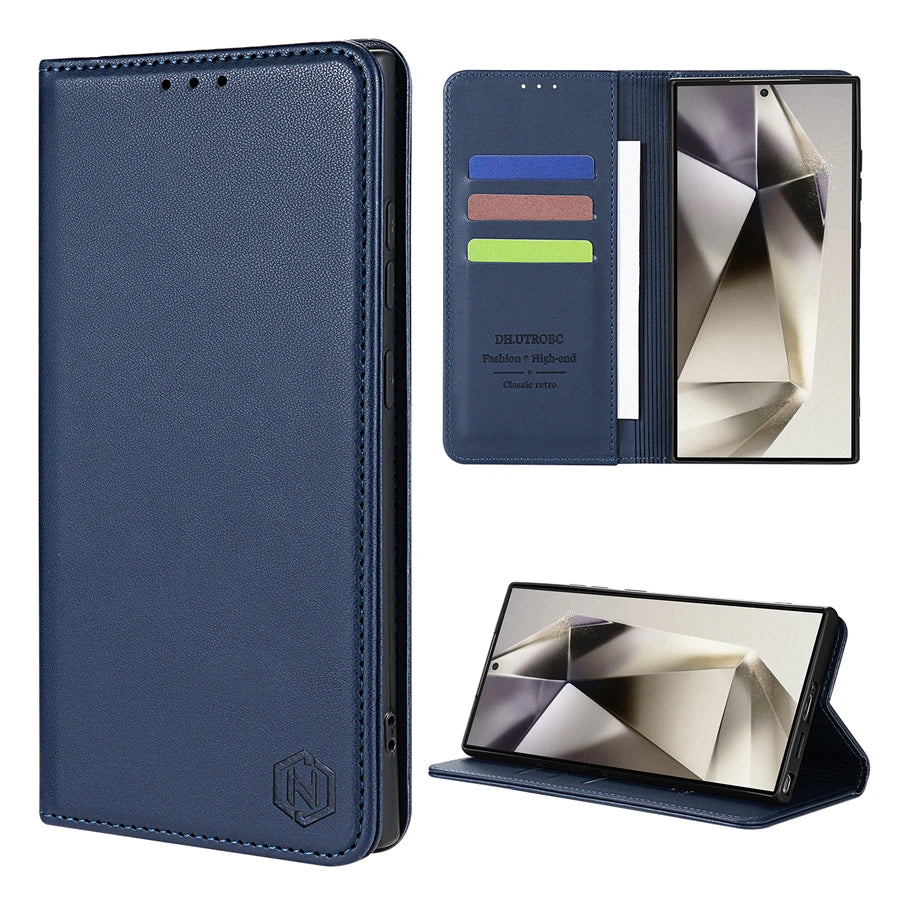 Magnetic Wallet Samsung Case