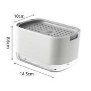 Press Soap Sponge Dispenser