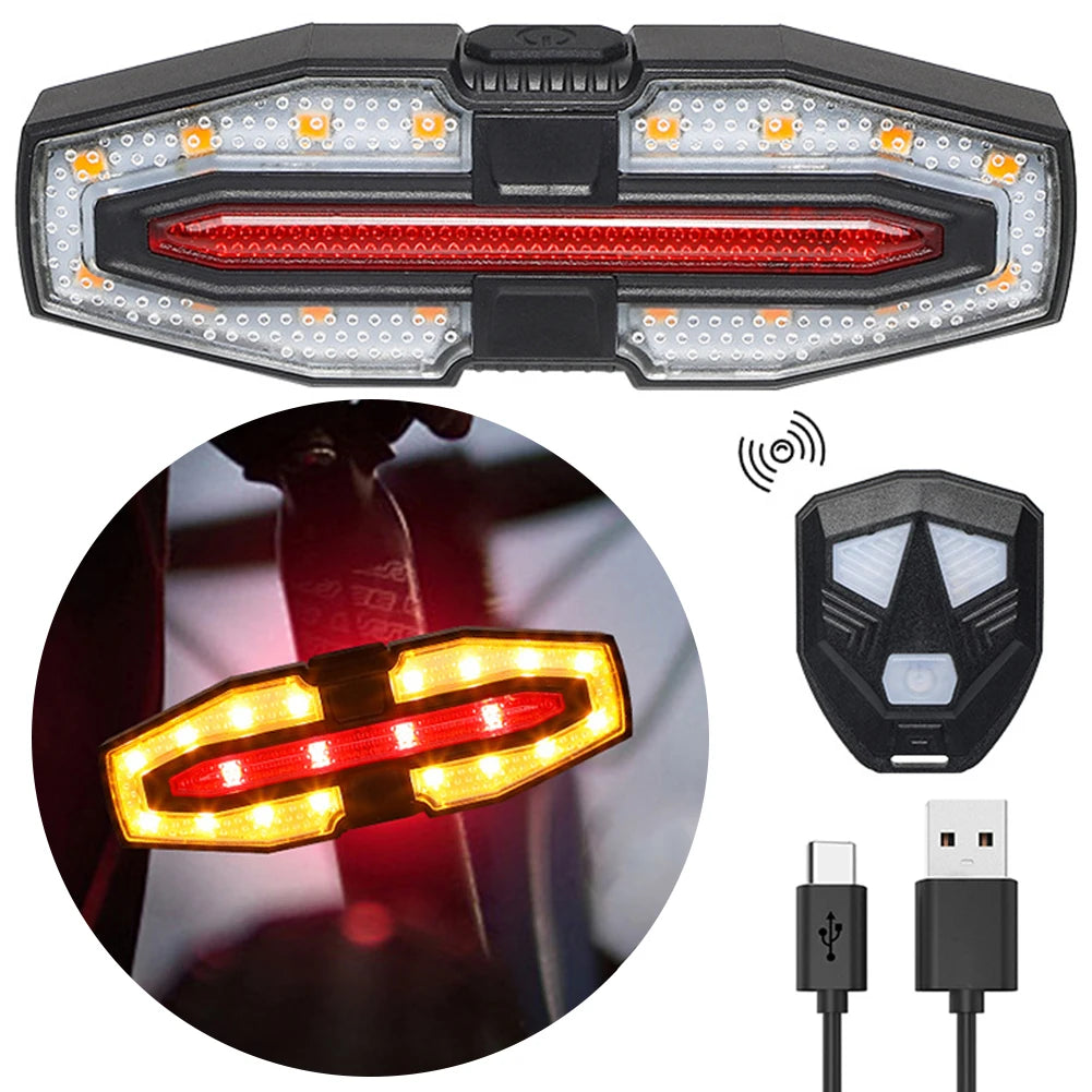 Rechargeable Turn Signal Bike Light