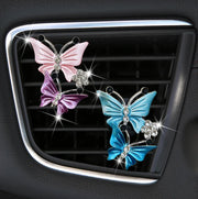 Butterfly Crystal Car Air Freshener