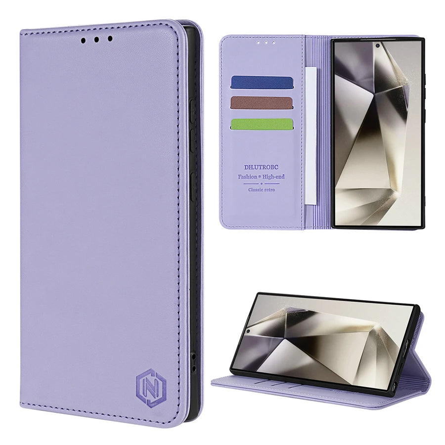 Magnetic Wallet Samsung Case