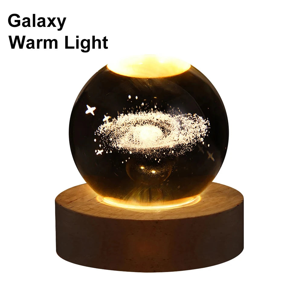 Crystal Cosmos Ball Nightlight