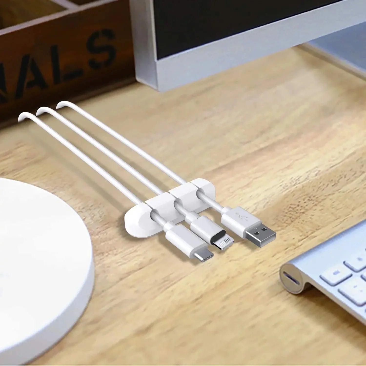 Silicone Desktop Cable Organizer