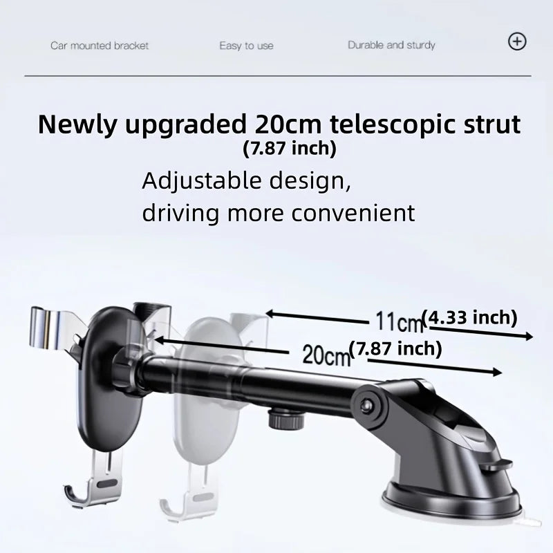 Vacuum Suction Car Holder