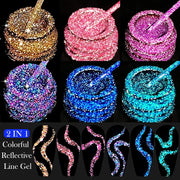 LILYCUTE Reflective Glitter Liner Gel