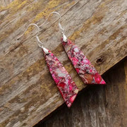 Bohemian Stone Drop Earrings