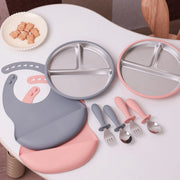 Stainless Silicone Feeding Set