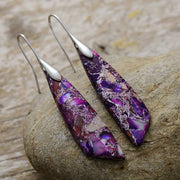 Bohemian Stone Drop Earrings