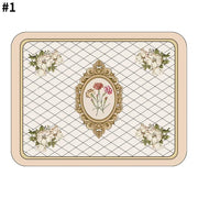 Absorbent Printed Dish Drying Mat