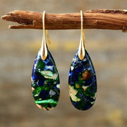 Bohemian Stone Drop Earrings