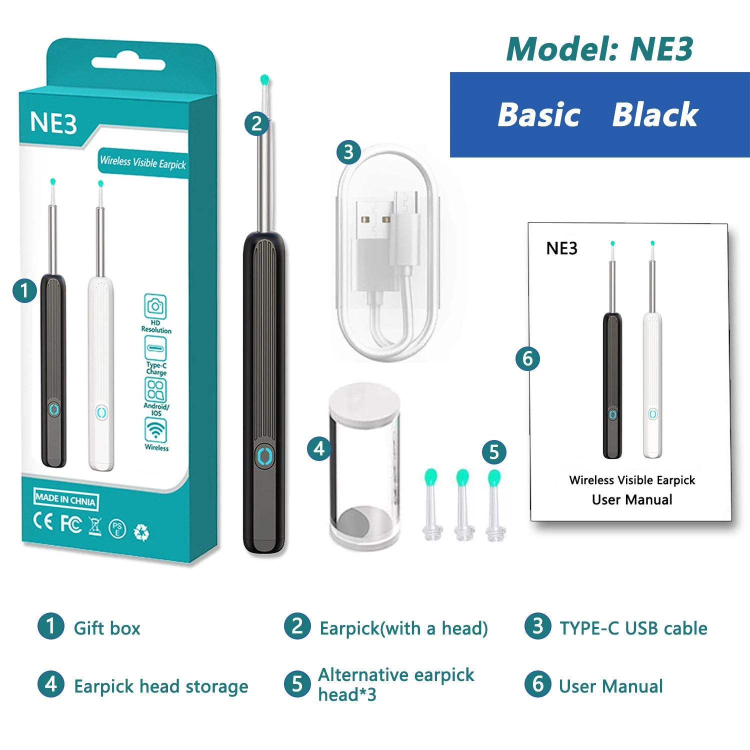 Smart HD Visual Ear Cleaner