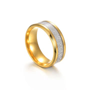 Meteorite Tungsten Wedding Ring