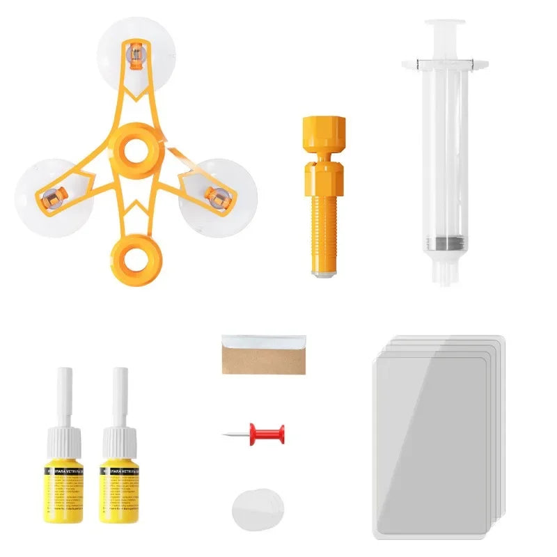 DIY Windshield Crack Repair Kit