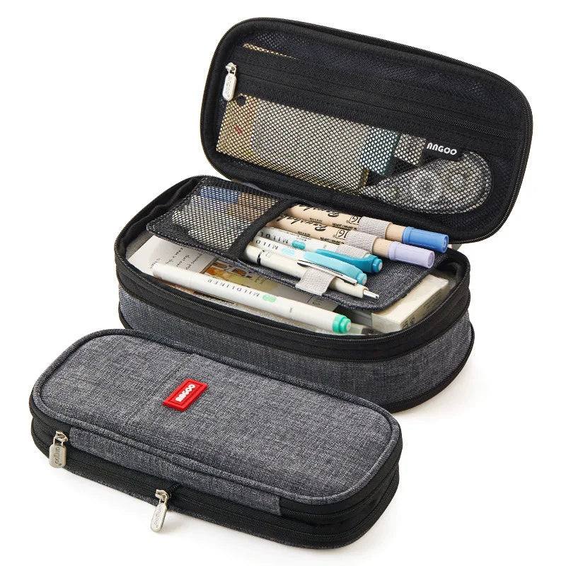Double Layer Large Pencil Case