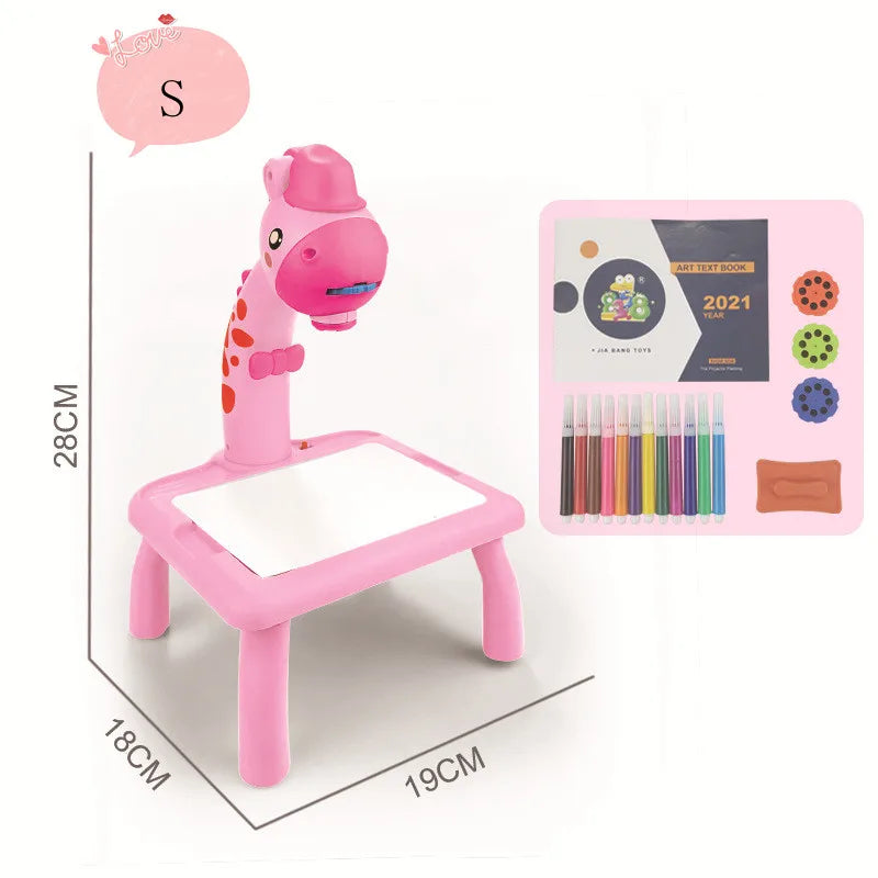 LED Projector Drawing Table