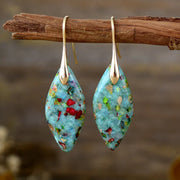 Bohemian Stone Drop Earrings