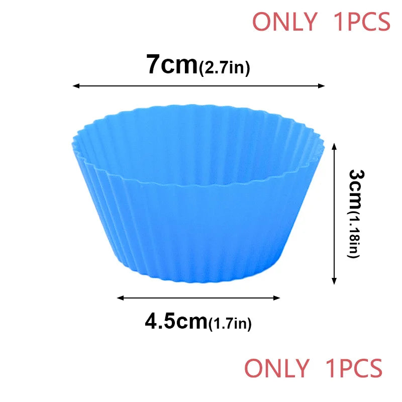 Reusable Silicone Cupcake Mold Set