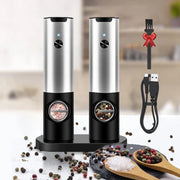 Rechargeable Electric Spice Grinder Set