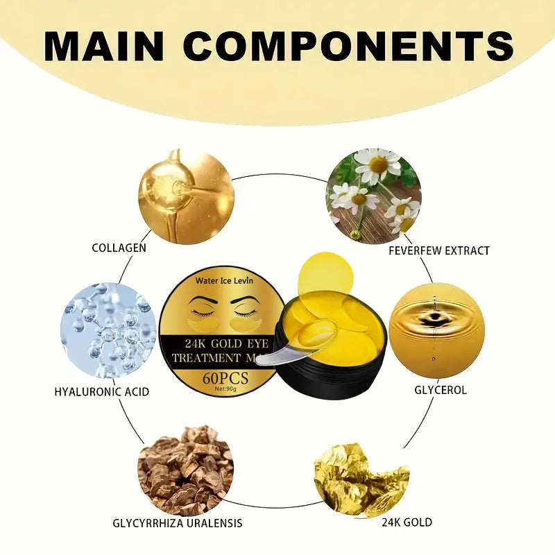 24K Gold Collagen Eye Patches