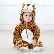 Hooded Animal Baby Romper