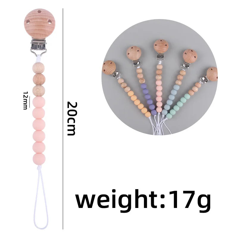 Silicone Pacifier Clip Chain